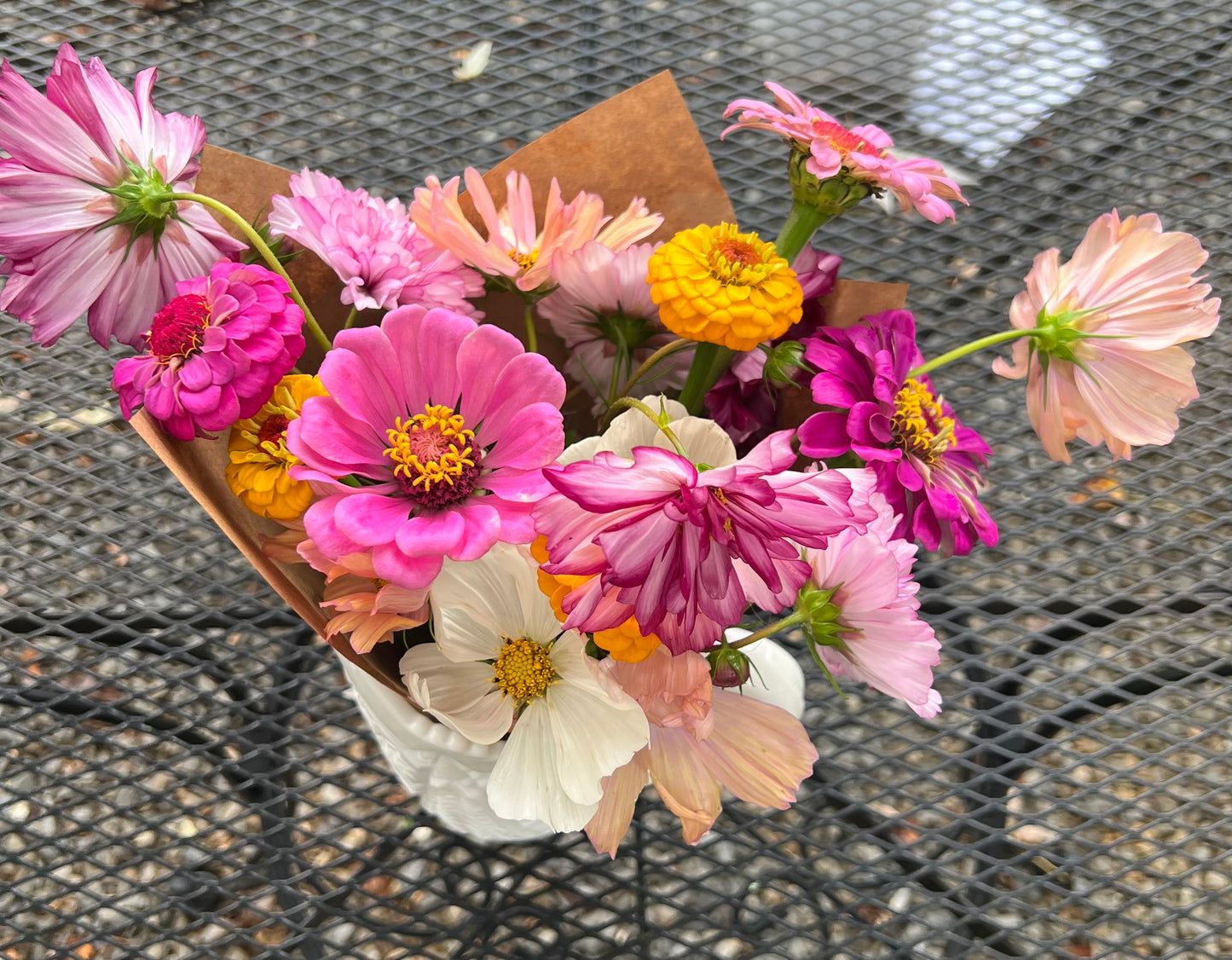 Wrapped Bouquets + Flower Jars