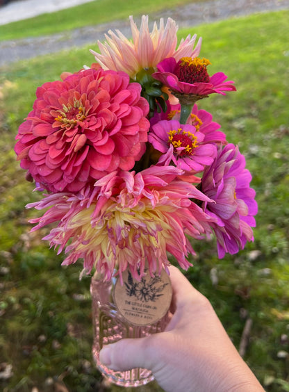 Wrapped Bouquets + Flower Jars