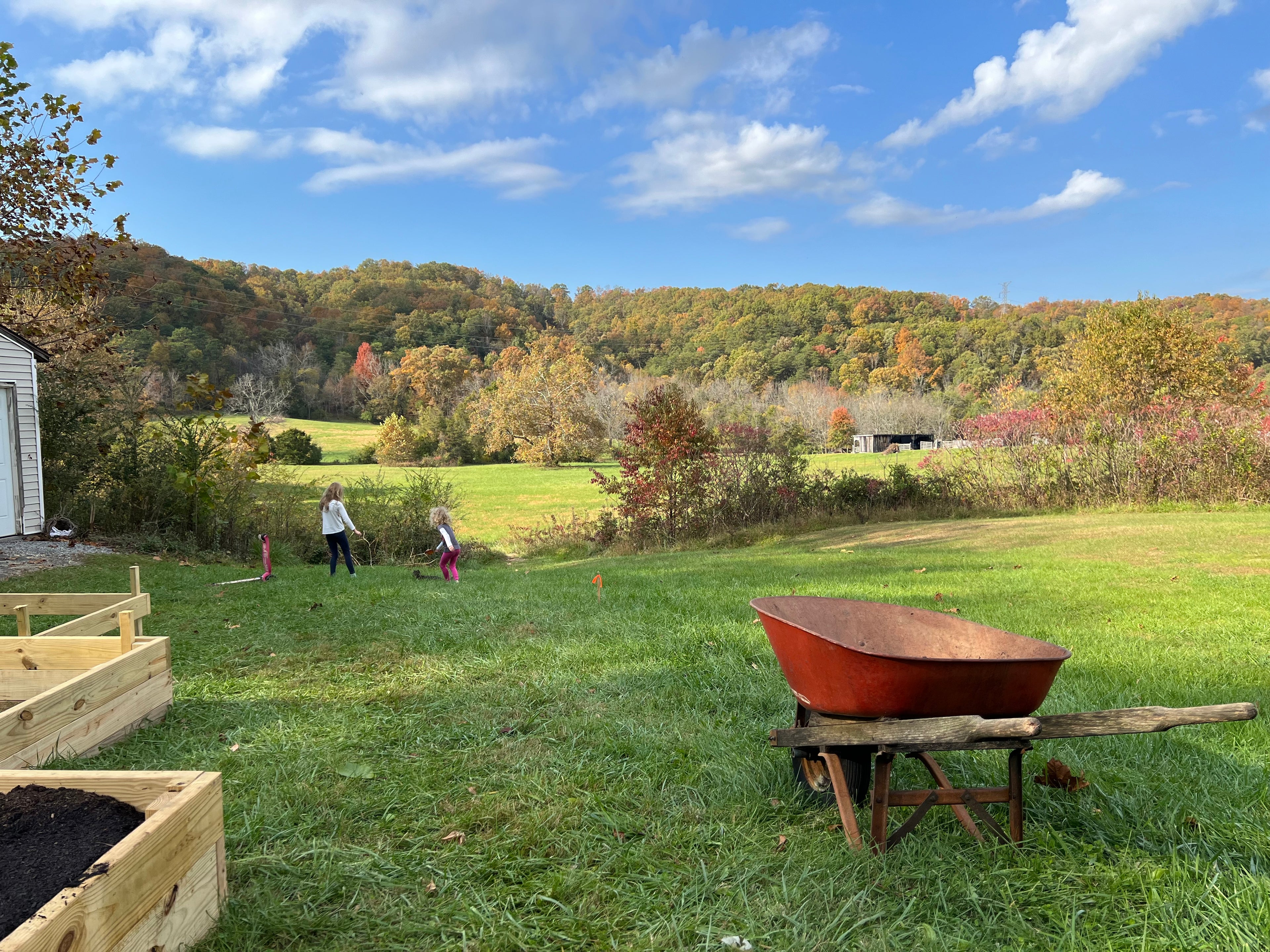 The Little Farm on Watauga View with the Kids